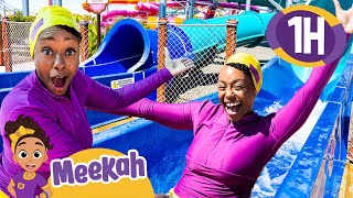 Meekahs Speed Slide Water Park Adventure  Educational Videos for Kids  Blippi and Meekah Kids TV [upl. by Zeeba668]