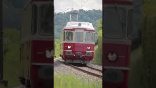 Triebwagen BDe 44 „Aargauer Pfyl“ nahe Winterthur [upl. by Elmo212]