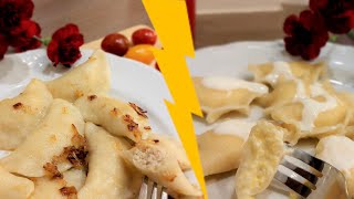 🥟Idealne ciasto na PIEROGI  2 farsze  pierogi na słodko i pierogi z mięsem z rosołu 🥟 [upl. by Neirod501]