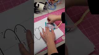 Kit alfabeto per scritte in tricotin icord tricotin kitalfabeto tutorial cartamodello [upl. by Yedsnil366]