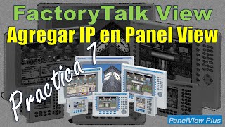 HMI PanelView Plus y Factorytalk View ME  Como agregar IP a una Panel View Plus [upl. by Anaert]