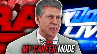 WWE 2K18 My Career Mode  Ep 8  DANGER DRAFTED [upl. by Arrej]