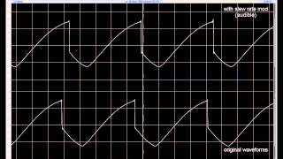 Slew Rate Mod on Minimoog Voyager  Comparison [upl. by Romola]