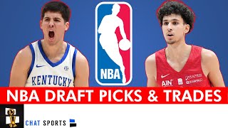 2024 NBA Draft Tracker FULL Recap Of NBA Draft Round 1 Picks  Trades [upl. by Yllier330]