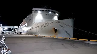 20Hour Ferry Travel in Japan Rough Sea and Dining Experience [upl. by Graaf]