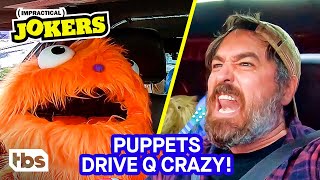 Qs Singing Puppet Food Delivery Punishment Clip  Impractical Jokers  TBS [upl. by Aonehc]