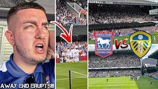 IPSWICH TOWN VS LEEDS UNITED  34  97TH MINUTE CONSOLATION GOAL amp 2000 LEEDS FANS GO CRAZY [upl. by Anilam941]