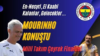 FENERBAHÇE SOHBETİ Jose Konuştu Kalanlar Gelecekler En Nesyri Kombine Fiyatları MİLLİ TAKIM [upl. by Valtin232]