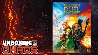 The Lord of the Rings Duel for MiddleEarth Board Game  UNBOXING [upl. by Shanan]