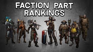 Faction and Structure Part Rankings [upl. by Shaylyn]