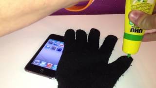 Utiliser le tactile avec des gants  Astuce hiver pour iPhone [upl. by Nalyorf]