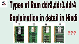 Types of ram ddr2 vs ddr3 vs ddr4 explain in detailbest ram for laptopLatest ram 2017 [upl. by Melmon]