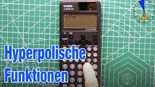 Hyperbolische Funktionen fx991 DE CW sinh cosh tanh sin cos tan [upl. by Kila]