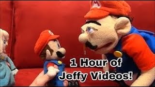 1 HOUR Jeffy SML Marathon Funny Jeffy Videos [upl. by Claudina864]