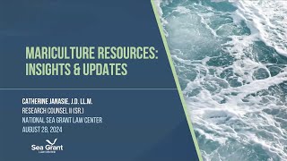 Mariculture Resources Insights amp Updates [upl. by Russ]