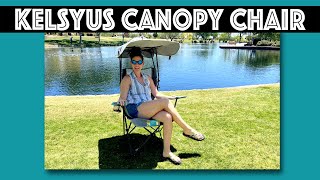 Kelsyus Original Foldable Canopy Chair Review [upl. by Felicle]