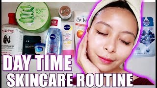 MY TIPID DAY TIME SKINCARE ROUTINE 2019 PHILIPPINES  KATH MELENDEZ [upl. by Ycniuqed]