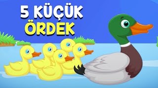 Beş Küçük Ördek  Sayıları Öğreten Çocuk Şarkısı [upl. by Etta9]