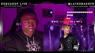 Layedbakdfr Rental Juice WRLD Reaction [upl. by Montanez]