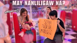 MAY MANLILIGAW NA SI SOPHIA official na ang FranzPhia [upl. by Kealey]