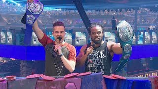 Chris Denker amp Xavier Woods INVADE the FORTNITE WORLD CUP [upl. by Nunci]