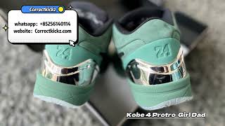 Nike Kobe 4 Protro “ Girl Dad ” from Correctkickz shorts kobe4 basketballshoes nikekobe [upl. by Neelrihs]