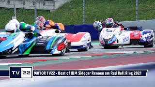 IDM Sidecar  Beiwagen  Seitenwagen Rennen am Red Bull Ring mit aktuellen Weltmeistern  MOTOR TV22 [upl. by Karas]