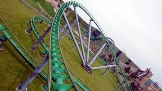 Booster Bike front seat onride HD POV Toverland [upl. by Ainoet]