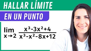 Calcular LÍMITE en un PUNTO 📈 Ejercicio con Indeterminación [upl. by Neehs]