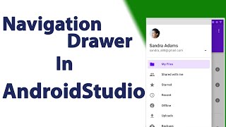 How to implement Navigation Drawer in android [upl. by Abrahamsen]