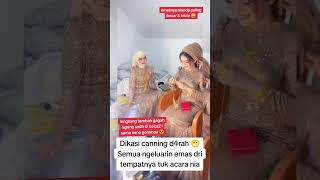 MOMEN PUTRI amp MERTUA MEMAKAI EM4S MASING MASING beritaartis putriisnari hiburan cantik emas [upl. by Ynogoham414]