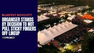 Bluesfest Organiser Stands By Decision To Not Pull Controversial Band Sticky Fingers Off Lineup [upl. by Jelene980]