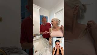 The SPICY piercing prank that went viral 🥵 FINAL PART grandma prank reaction [upl. by Ced]