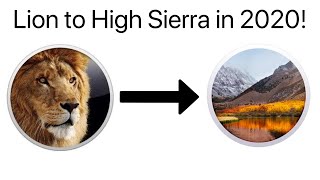 How to Upgrade from Mac OS X Lion to macOS High Sierra [upl. by Ahsiekin425]