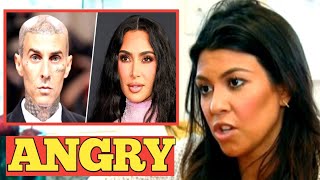 Kourtney MADLY ANGRY with Husband Travis Barker For Visiting Kim Kardashian [upl. by Htebarual]