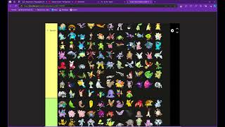 Every Pokemon Tier List Pt 3 [upl. by Htomit]