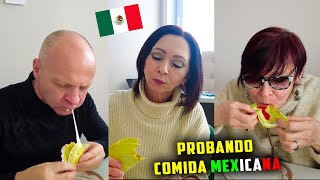 🇲🇽PADRES RUSOS PRUEBAN LA VERDADERA COMIDA MEXICANA  RUSOS REACCIONAN a COMIDA DE MÉXICO [upl. by Annaes]