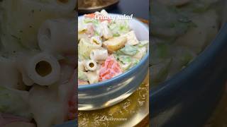 Creamy salad bowl😍🔥 healthy salad creamysalad food youtubeshorts shorts fyp cooking trend [upl. by Eecyac]