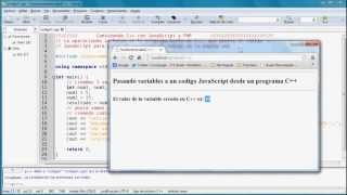 Combinando C JavaScript y PHP en una pagina web [upl. by Itsirk]