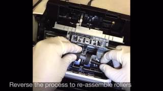 Fujitsu Fi7160 Roller Replacement amp Counter Reset [upl. by Damal381]