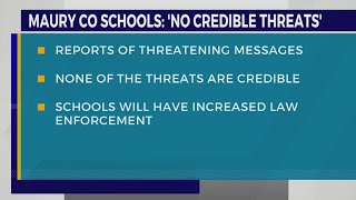 Maury County Schools NO credible threats received [upl. by Lucine]