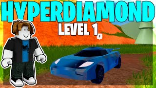 GETTING A LEVEL 1 HYPERDIAMOND Roblox Jailbreak [upl. by Elynad]