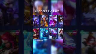 Skinners Be Like 🗿 mlcreatorcamp mobilelegends mlbb mobilelegendsbangbang mobilelegendsbangbang [upl. by Yllrebmik]