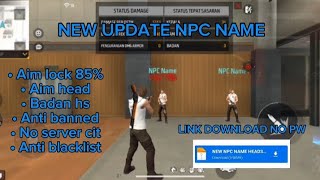 NEW UPDATE ⁉️INJEKTOR FF AIMBOT NPC NAME V1 AUTO HEADSHOT WORK SEMUA ANDROID [upl. by Emmy]