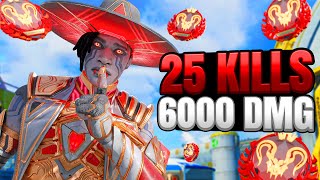 Seer 25 Kills And 6000 Damage Gameplay  Apex Legends [upl. by Ollehcram]