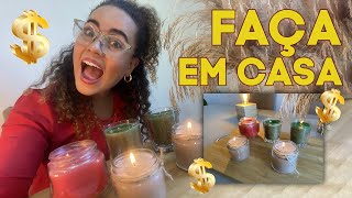 Velas Aromatizadas e Baratas Em Casa Como fazer velas aromáticas DIY [upl. by Lucille622]