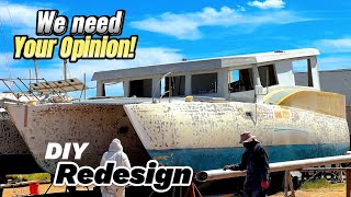 Ep 19 Insane Sailing Trimaran Redesign “Building our modern Loft” [upl. by Mcnully597]