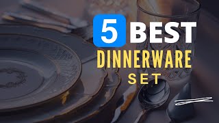 ⭕ Top 5 Best Dinnerware Set 2024 Review and Guide [upl. by Sucrad730]