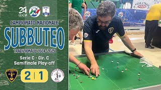 Verona 2016 vs CCM Livorno Playoff Serie C  Campionato Nazionale a squadre di Subbuteo Tr 2024 [upl. by Acinoj]