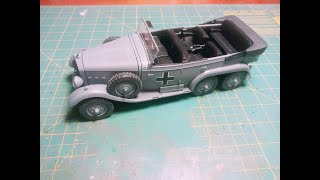 ICM Mercedes G4 124 Pt5 Interior Paint tricks and finishing touches [upl. by Stich208]